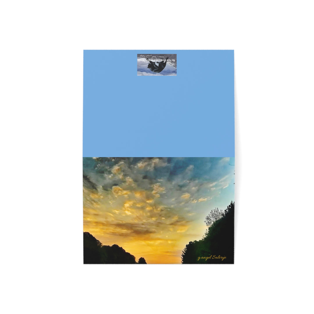 Encouragement Psalms 121 SunriseGreeting Cards Set - 1, 10, 30, 50 Pack - Perfect for Any Occasion