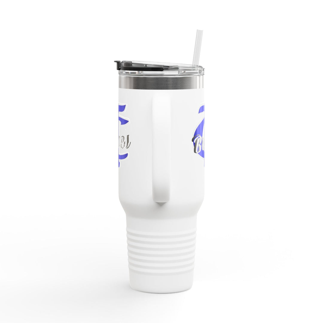 Personalizable Insulated Travel Mug, 40oz - Tishomingo County High School Braves Team Spirit