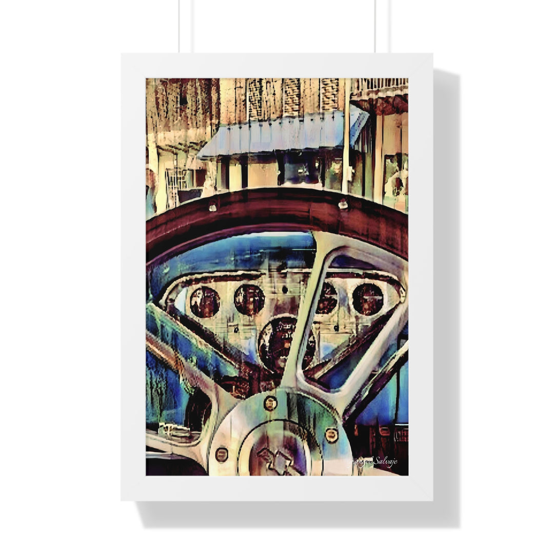 Chevy Apache Driver's Seat Framed Vertical Poster