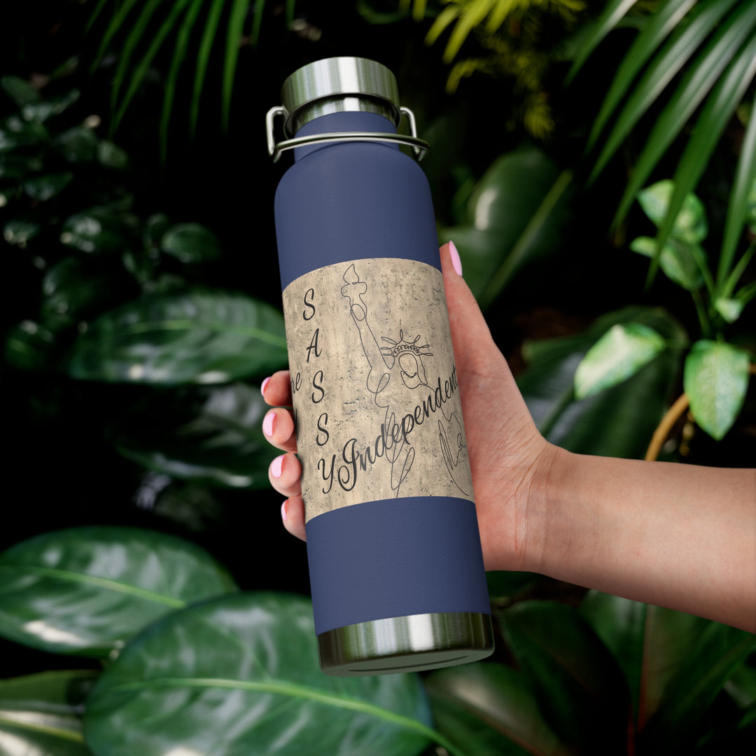All Men Were Created Equal Copper Vacuum Insulated Bottle, 22oz