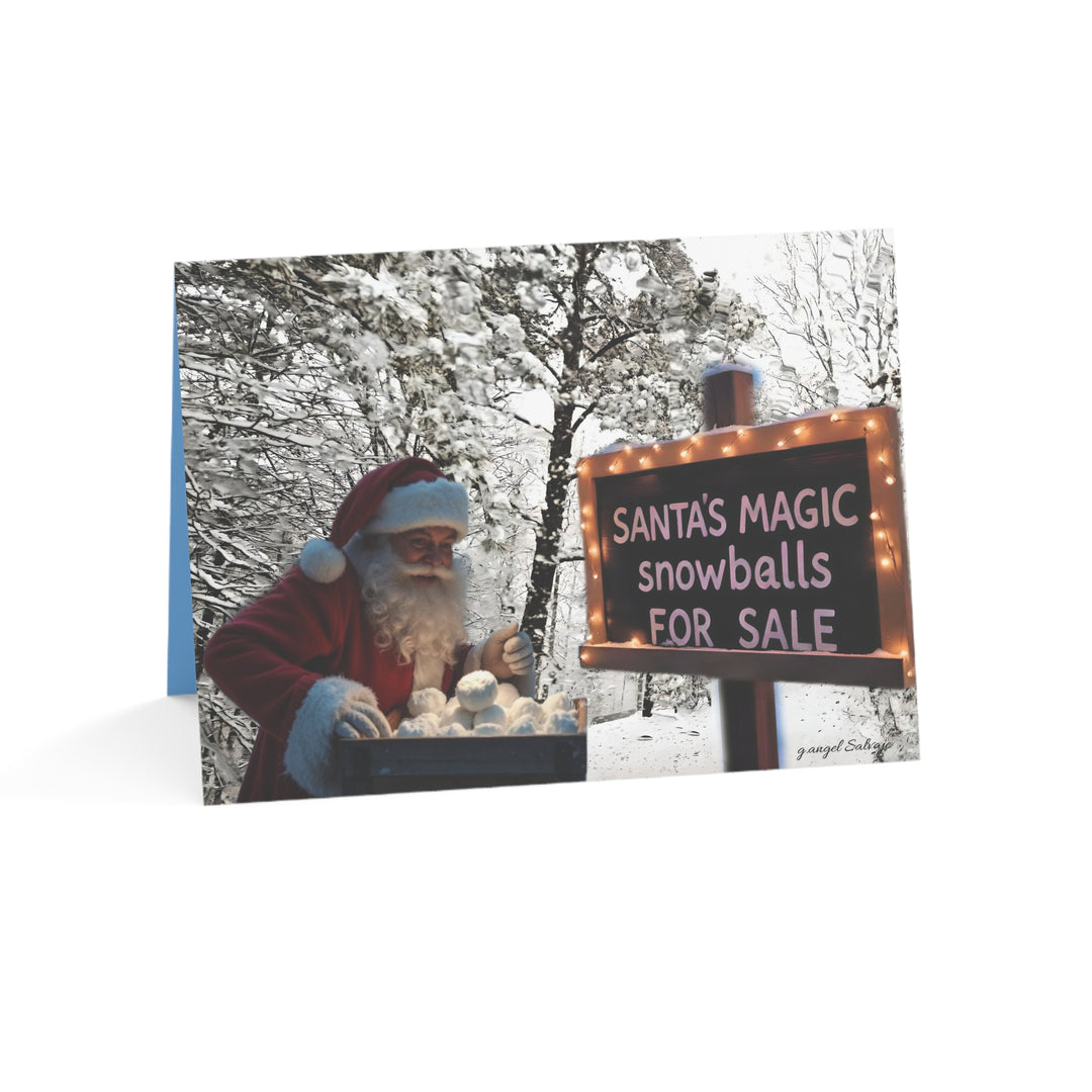 Accept No Imitations Christmas Magic Greeting Cards horizontal