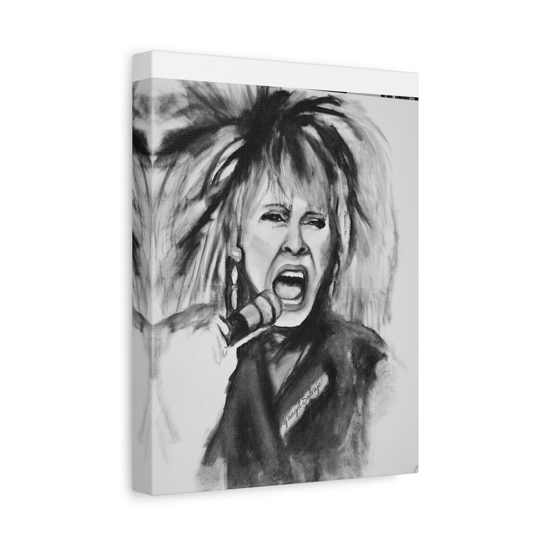 Canvas Print Tina Turner Portrait
