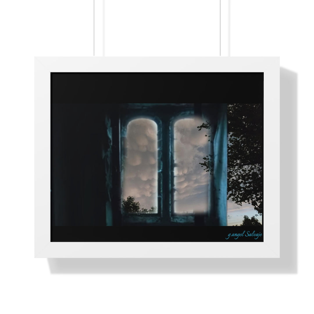 Walk into the Sky Framed Horizontal Poster
