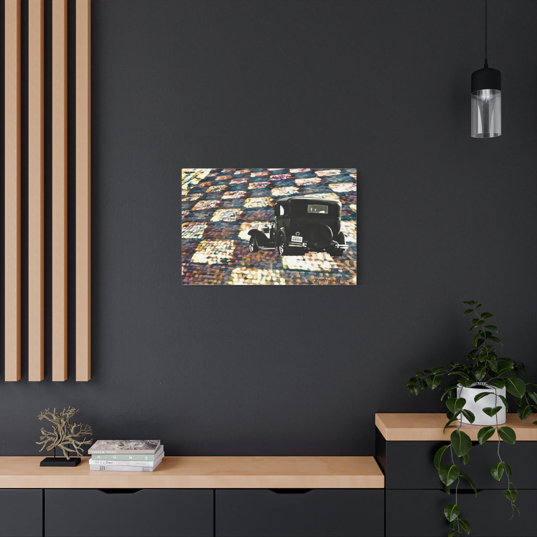 Checkered Past ,Matte Canvas, Stretched, 1.25"
