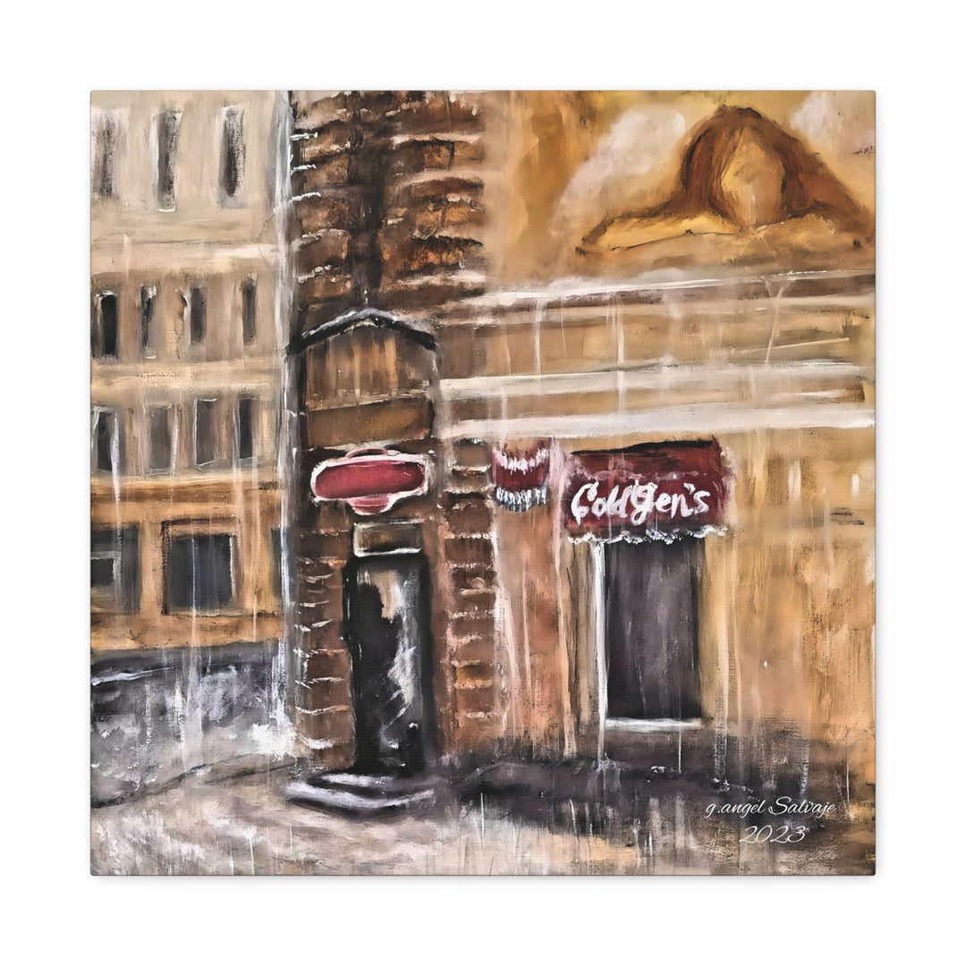 Realist Tone Canvas Print - Tears of Intercession Realist Tone by g angel Salvaje
