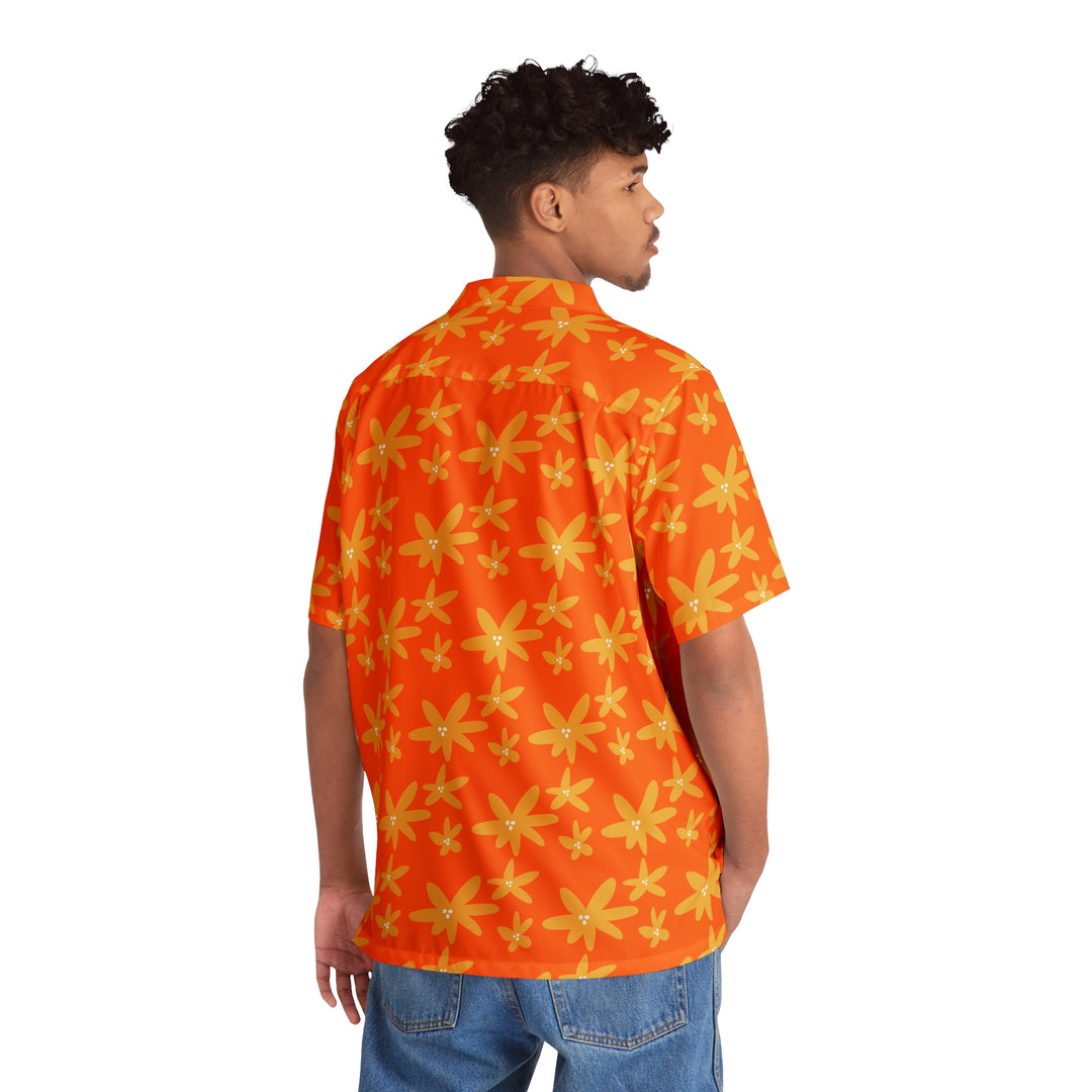 Hibiscus Sunsets Men's Hawaiian Shirt (AOP)