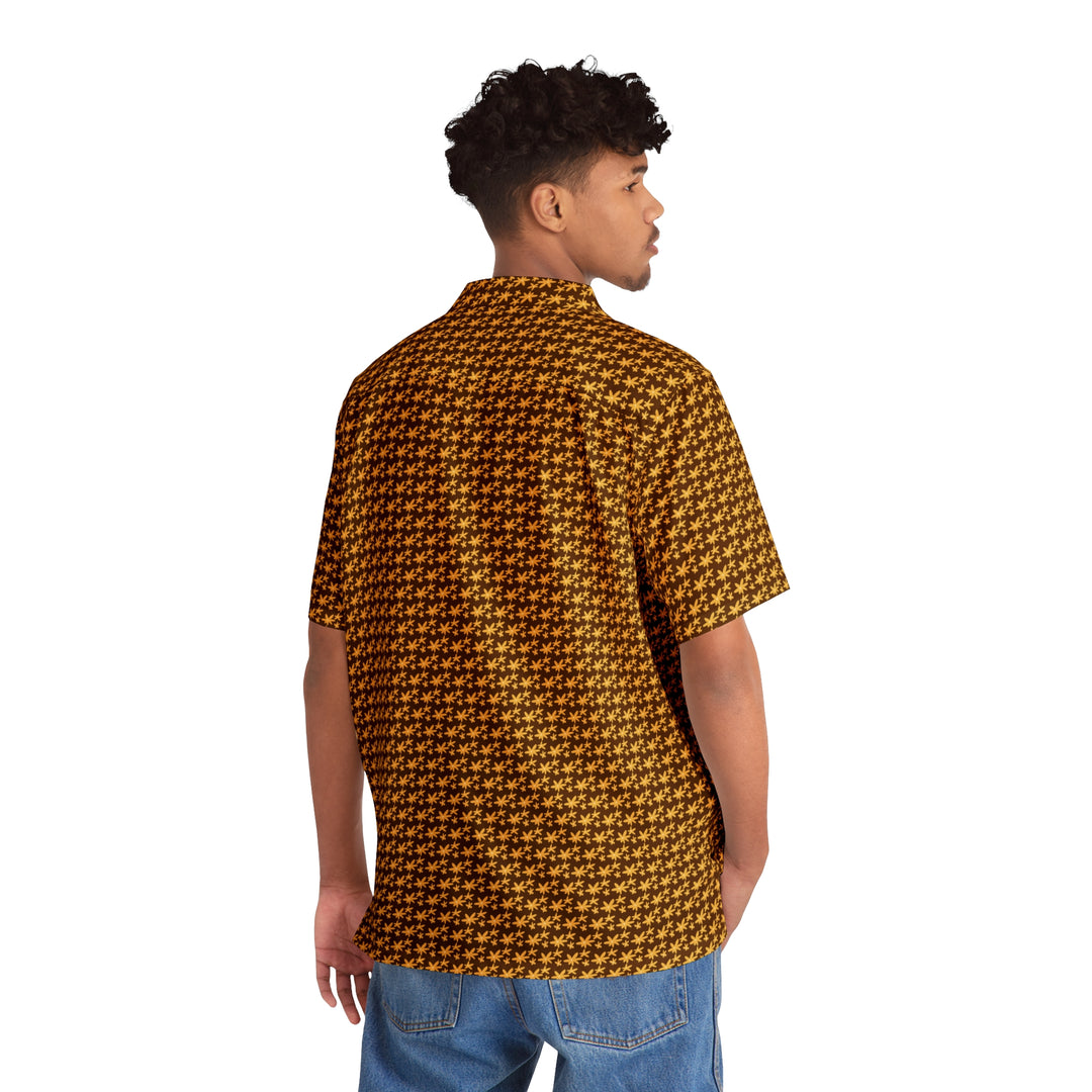 Drifting into Autumn Men's Hawaiian Shirt (AOP)