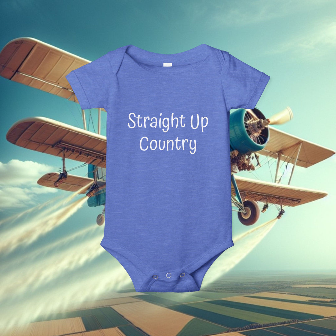 Onesie - Funny Baby Crop Duster Infant Jersey One Piece