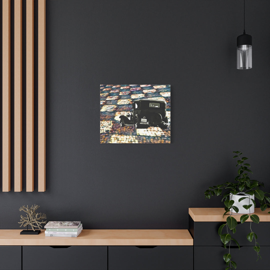 Checkered Past ,Matte Canvas, Stretched, 1.25"