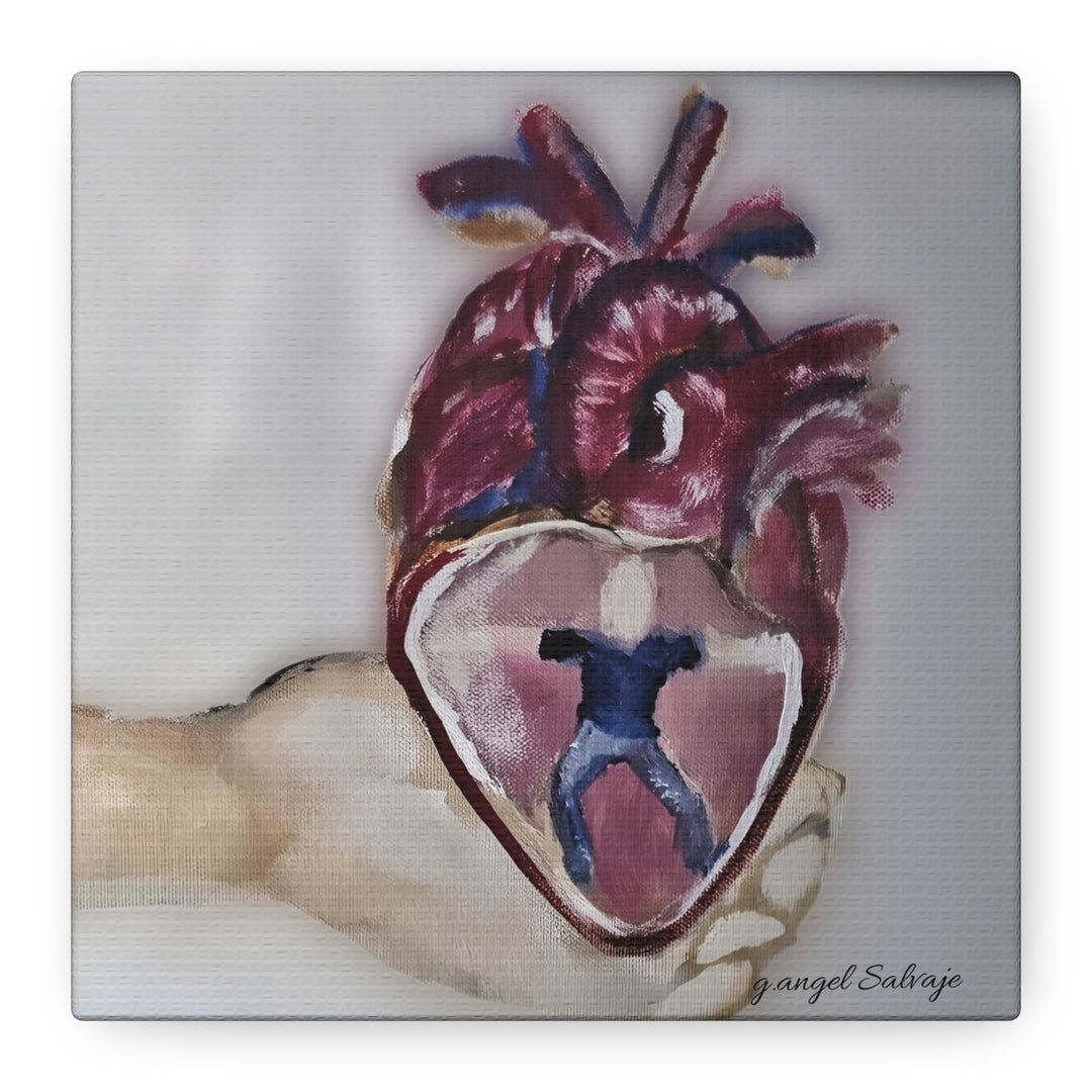 Canvas Print - Abiding Within:Extremely Whole Hearted Sleeves Painting by g angel Salvaje