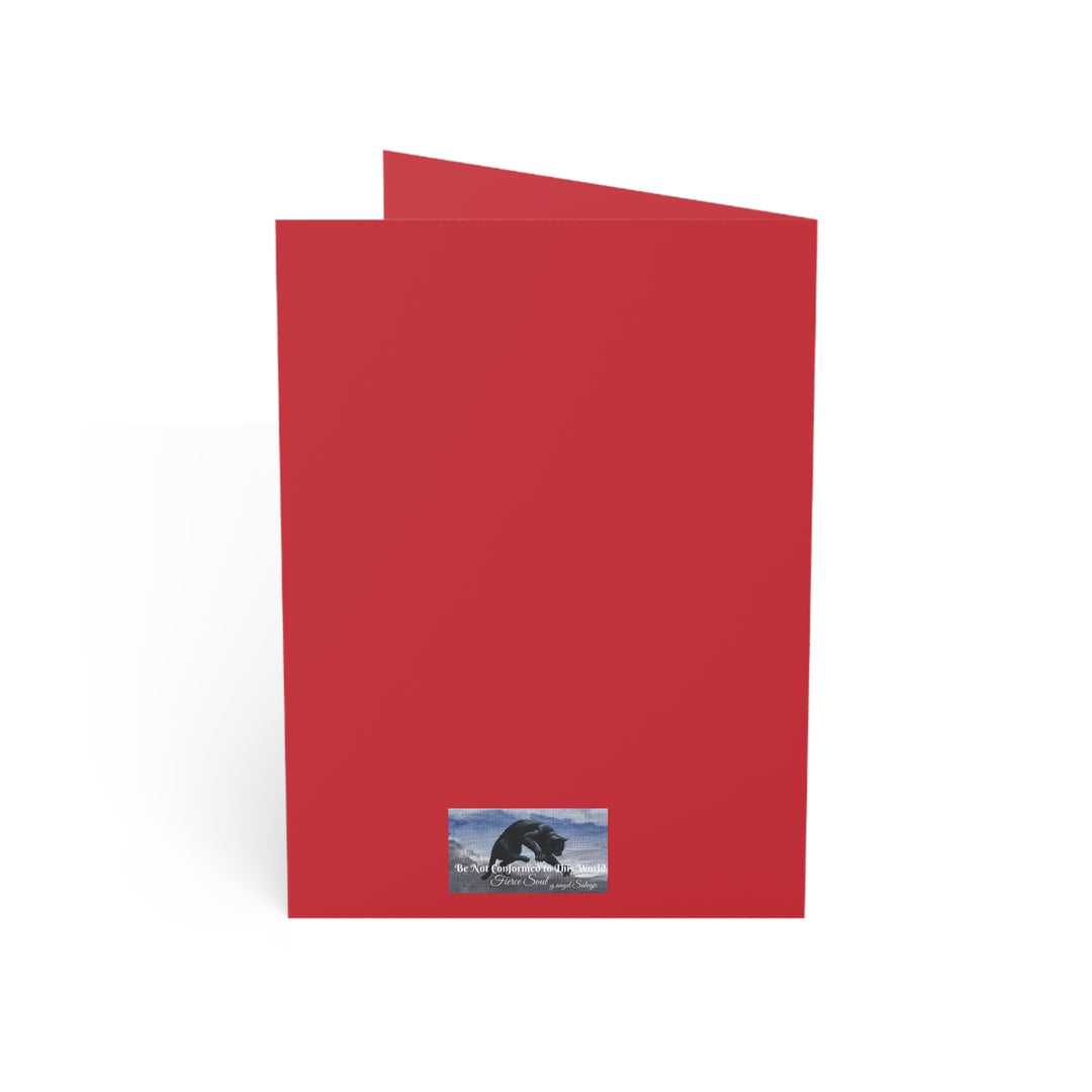 CHRISTMAS Greeting Cards -Lou's Sneaky Peek Design (1, 10, 30, and 50pcs)