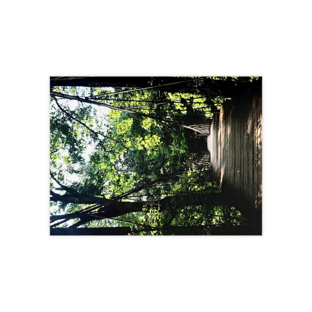 Bridge of the Unknown Destination Ceramic Photo Tile