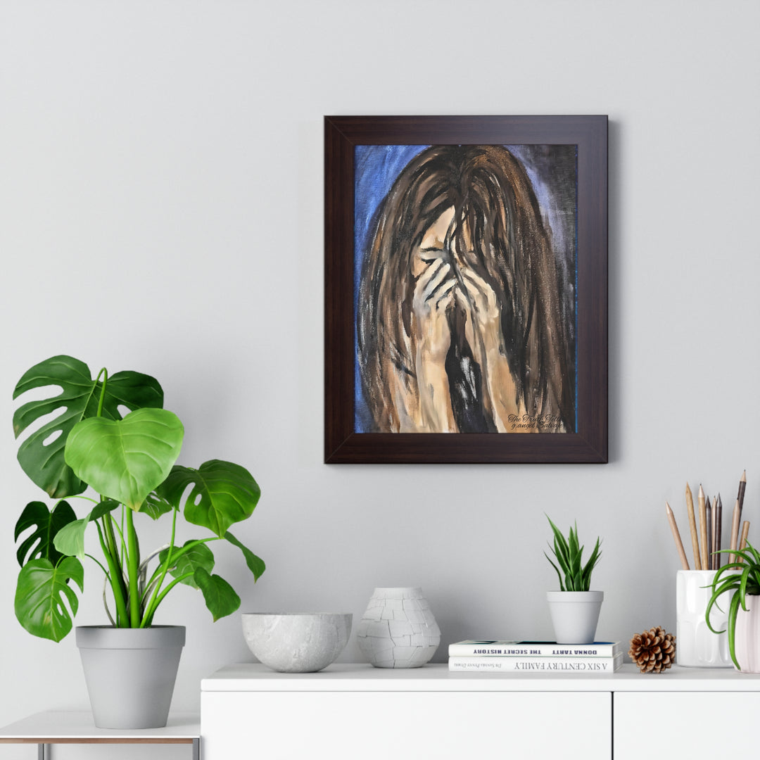 The Truth Teller Framed Vertical Poster