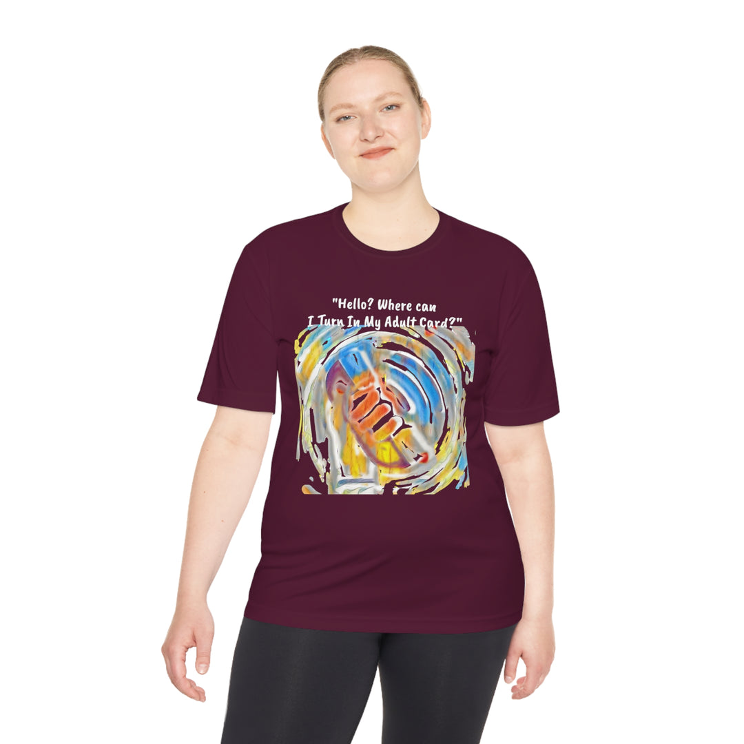 Adult Card Returns Unisex Moisture Wicking Tee