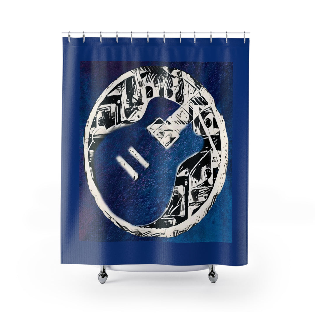 Galaxy Guitar Shower Curtains