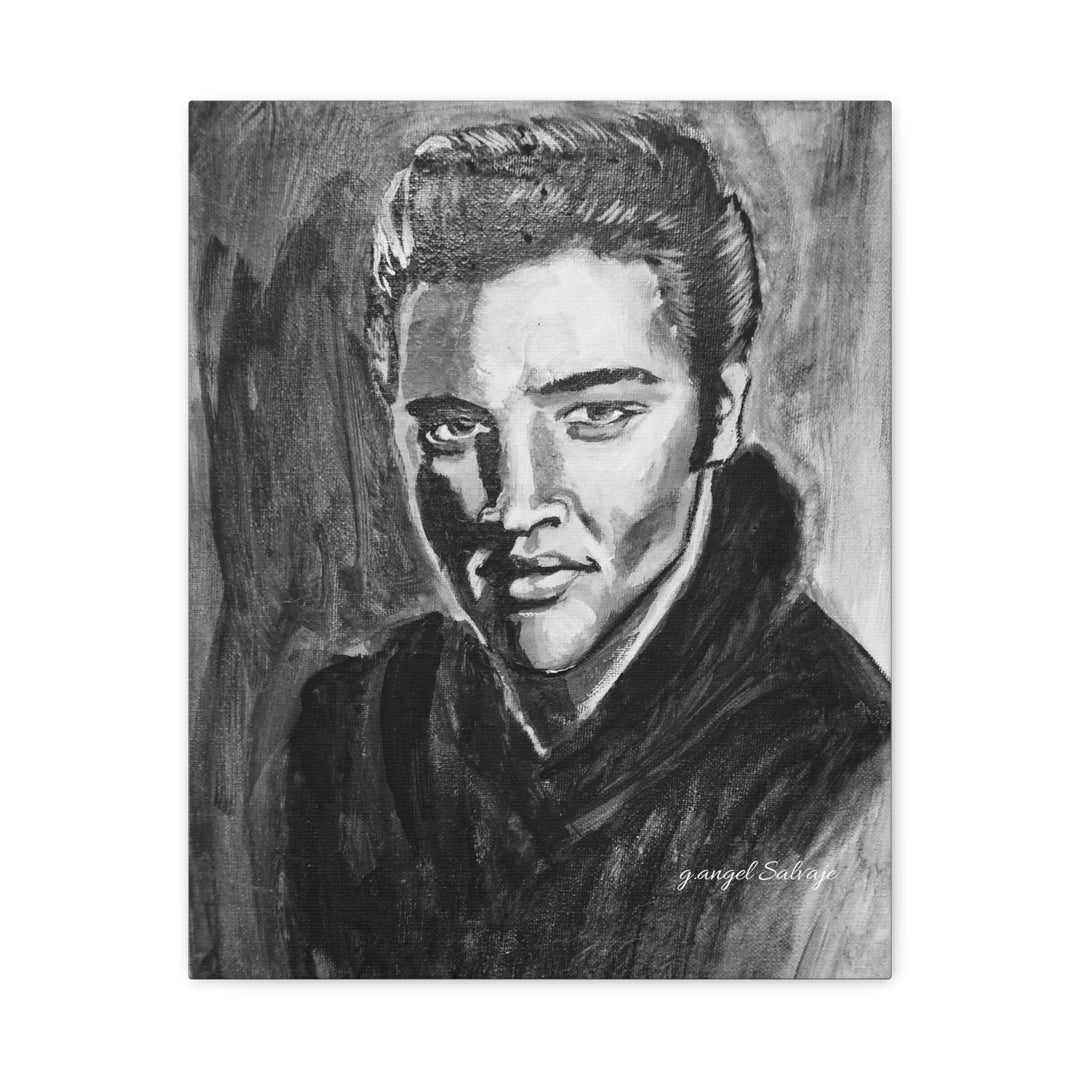 Elvis Canvas Print, from the Rock and Roll Series