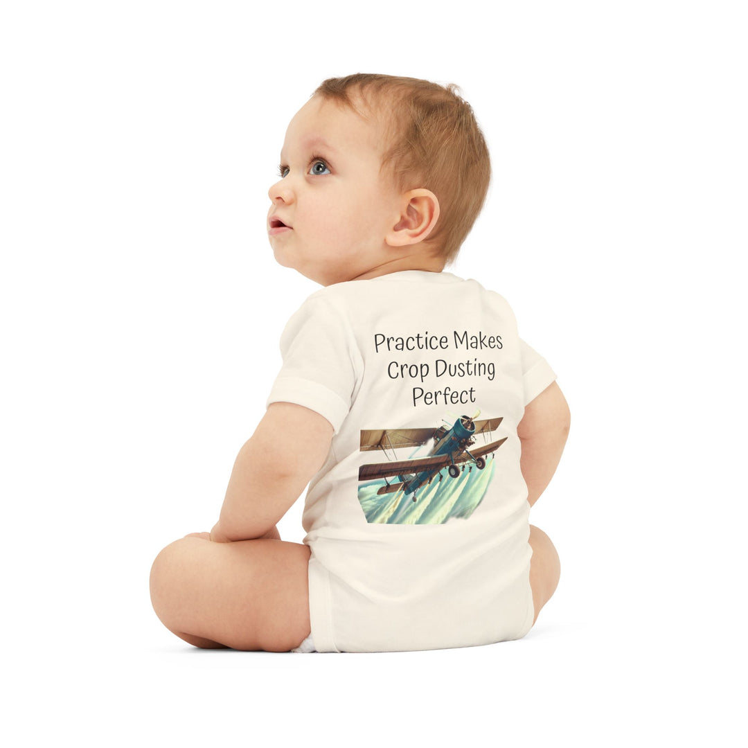 Onesie - Funny Baby Crop Duster Infant Jersey One Piece