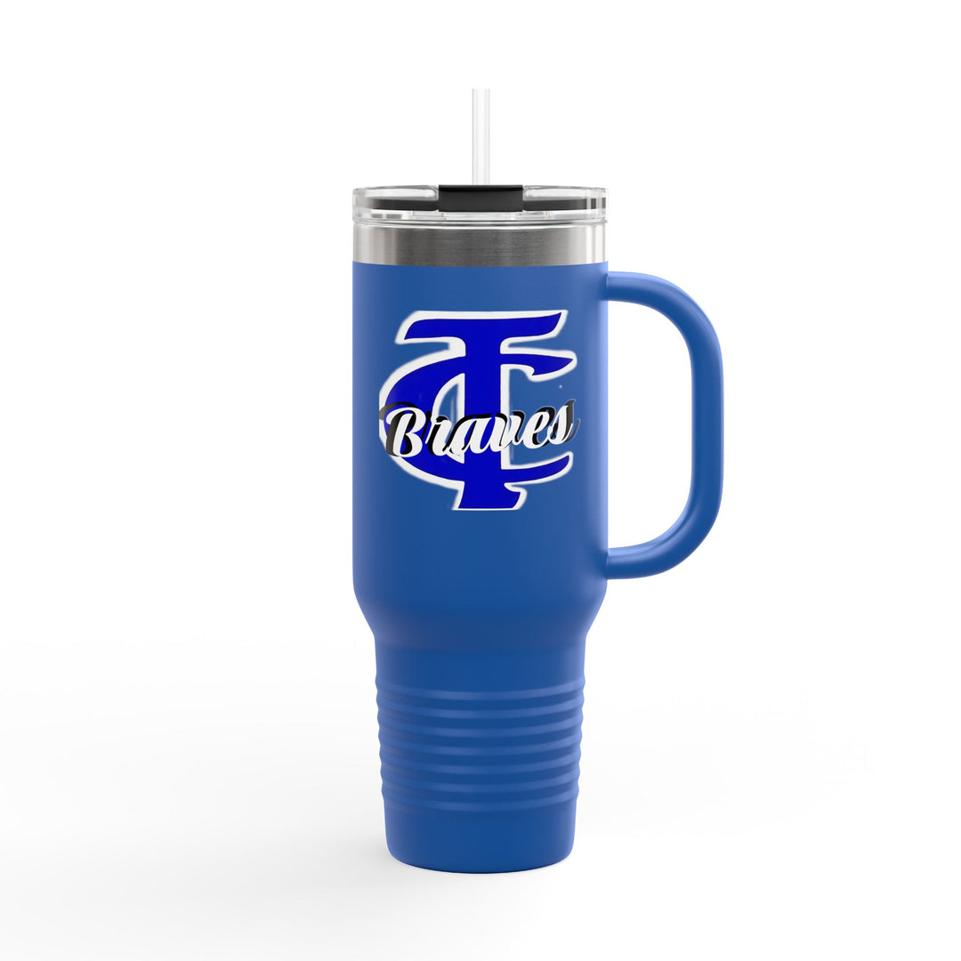 Personalizable Insulated Travel Mug, 40oz - Tishomingo County High School Braves Team Spirit