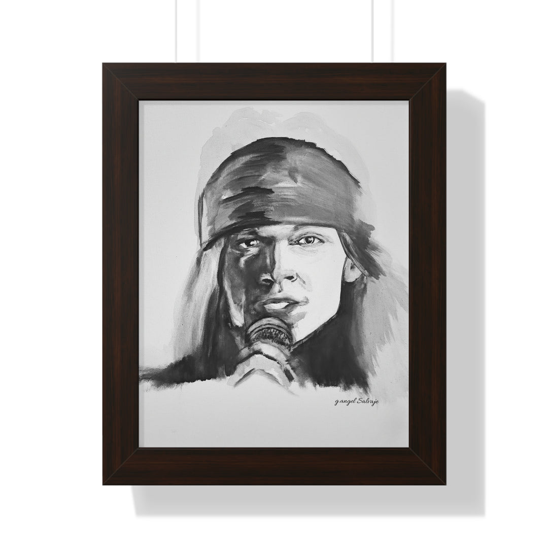 Axle Rose Vertical Poster