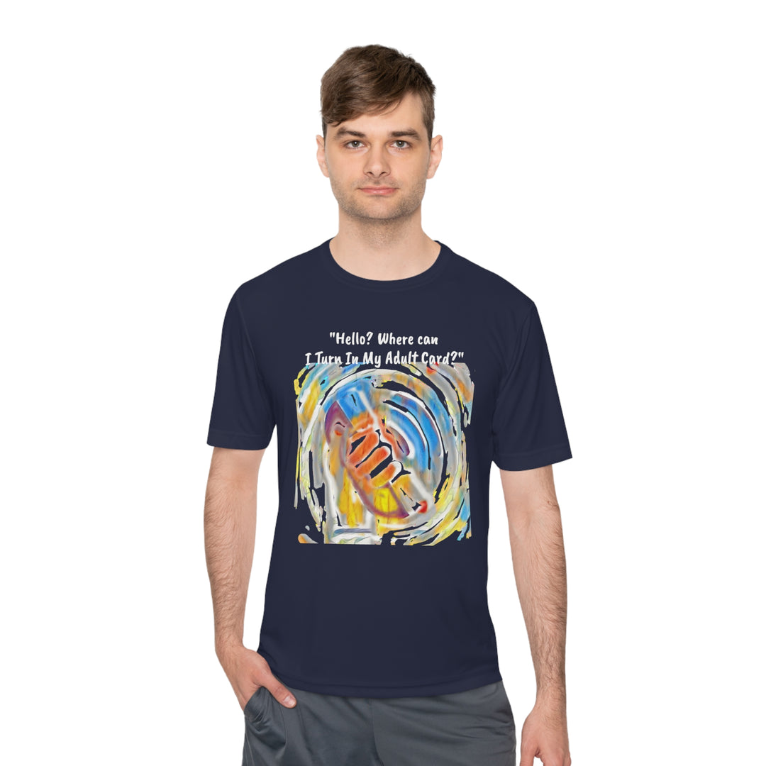 Adult Card Returns Unisex Moisture Wicking Tee