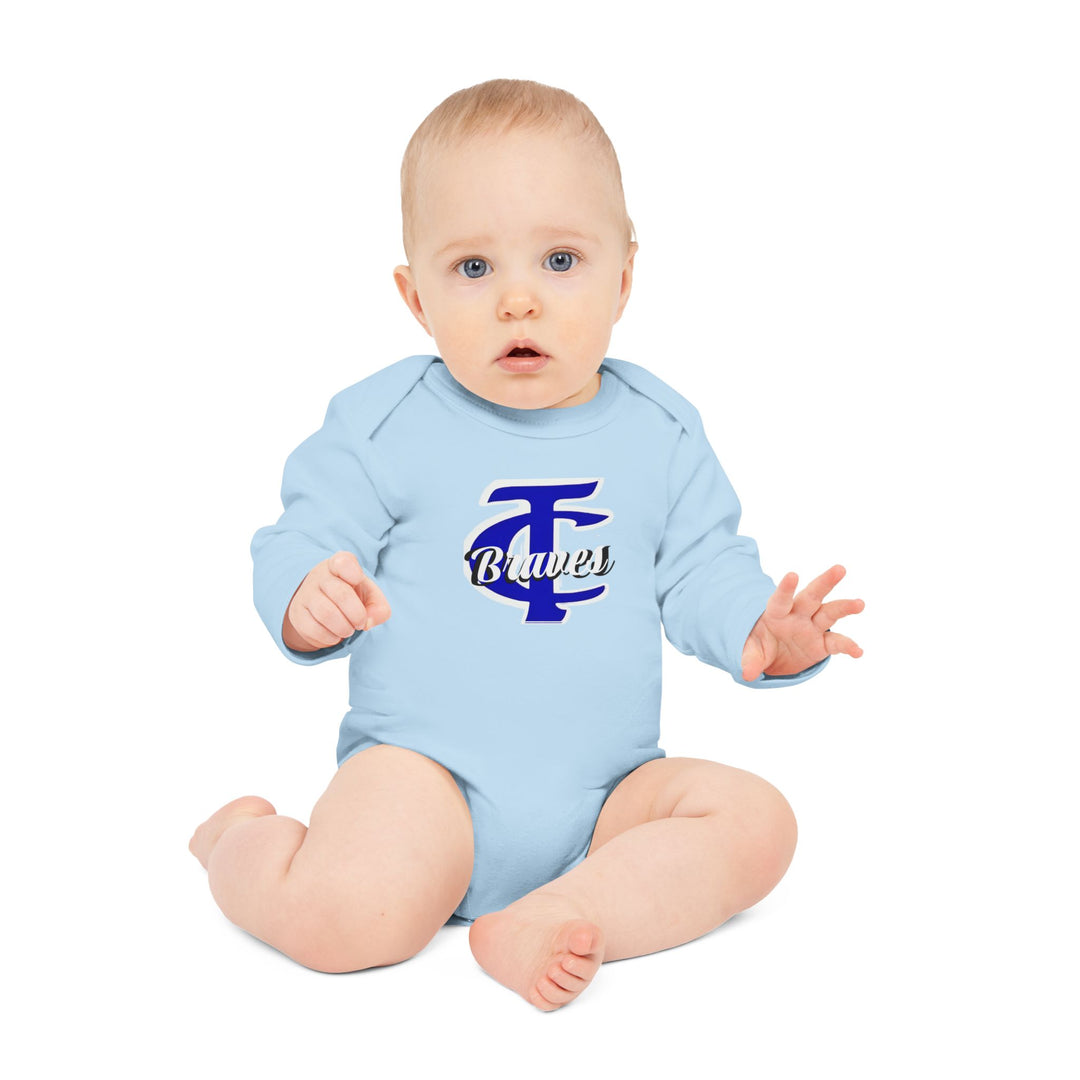 Baby Onesie - Tishomingo County Braves Breast Cancer Awareness