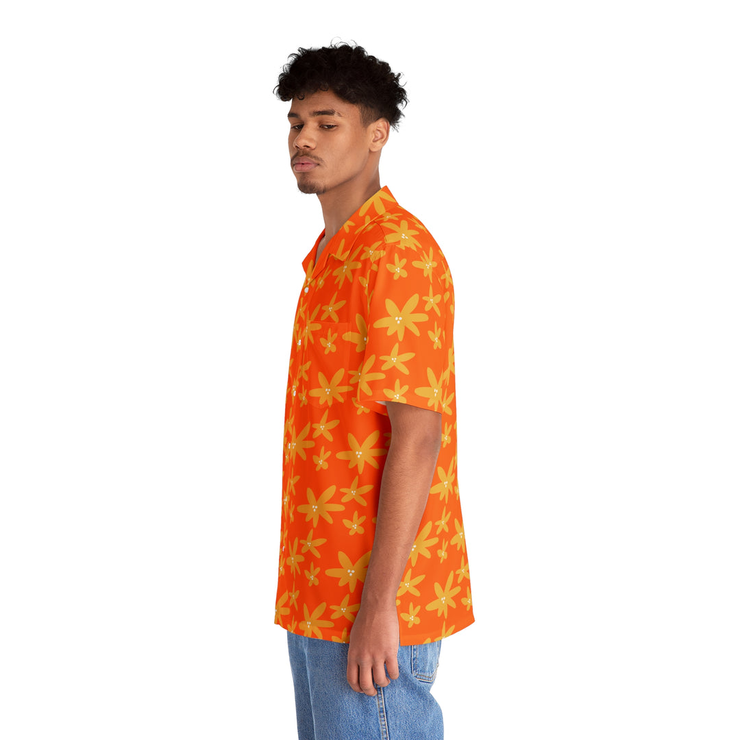 Hibiscus Sunsets Men's Hawaiian Shirt (AOP)