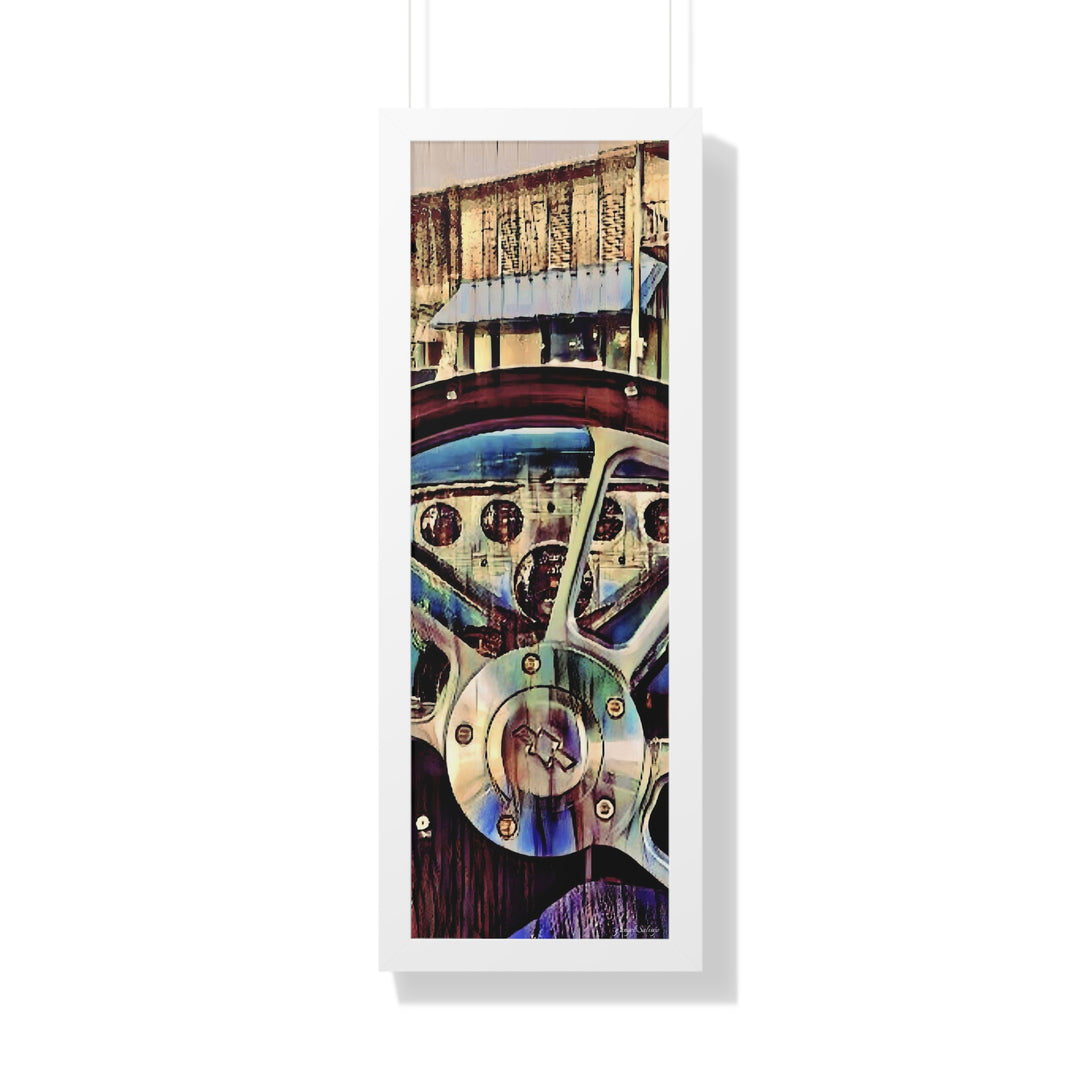 Chevy Apache Driver's Seat Framed Vertical Poster