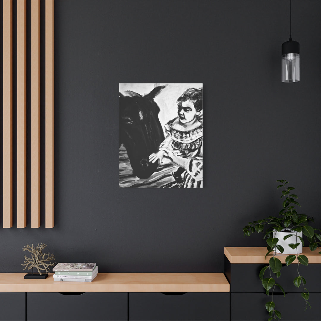 New Best Friend Canvas Art - Elegant Home Decor