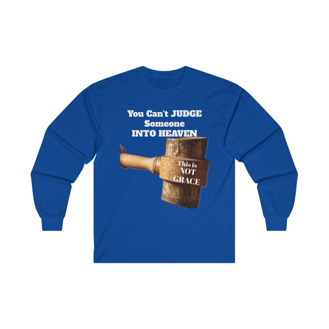 Christian Long Sleeve Tee - Ephesians 2:4-5 Saved by Grace