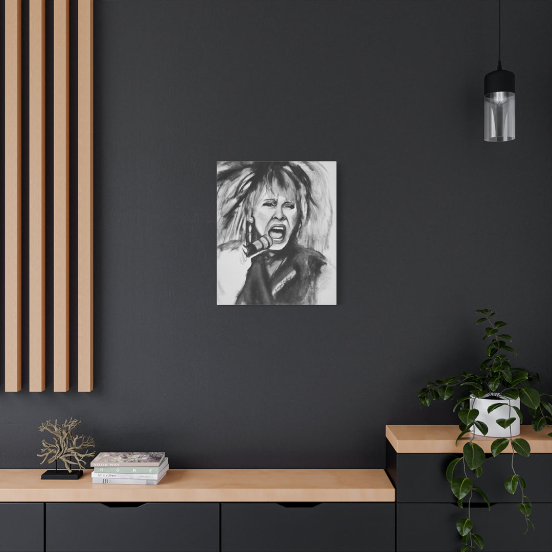 Canvas Print Tina Turner Portrait