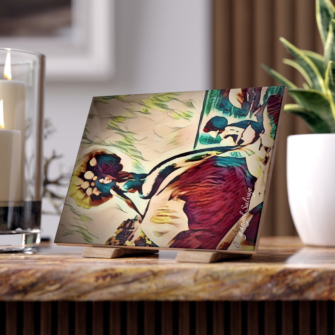 Mermaid Madonna Ceramic Photo Tile
