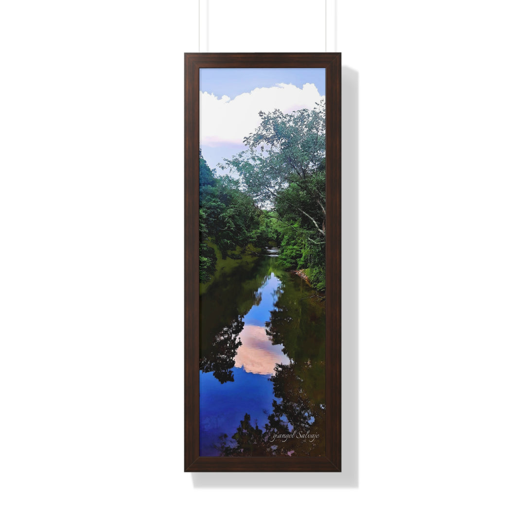 Heavenly Reflections Framed Vertical Poster