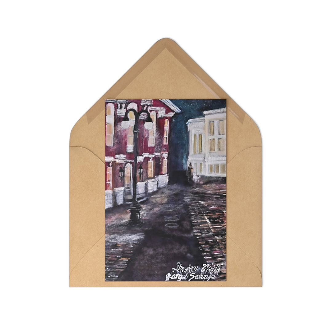 Postcard Set - Shadow Work, an Original Painting by g angel Salvaje Artworks