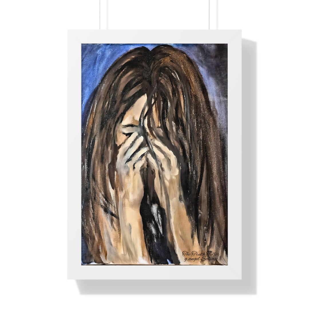 The Truth Teller Framed Vertical Poster