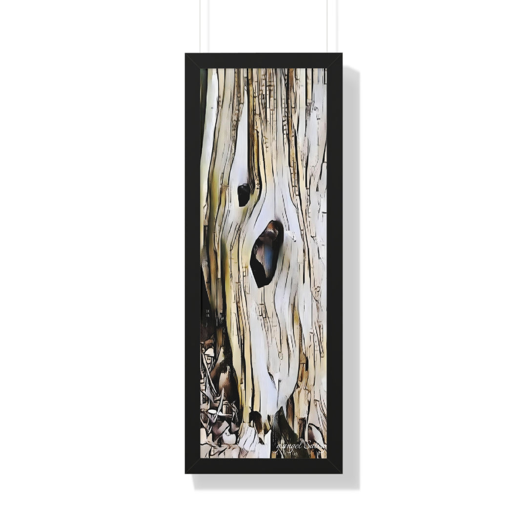 It Is All About What is Hidden Within Framed Vertical Poster
