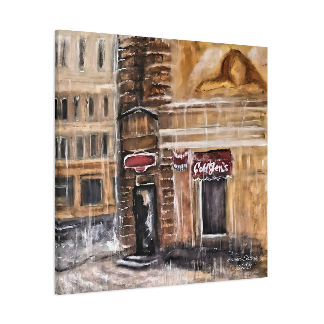 Realist Tone Canvas Print - Tears of Intercession Realist Tone by g angel Salvaje