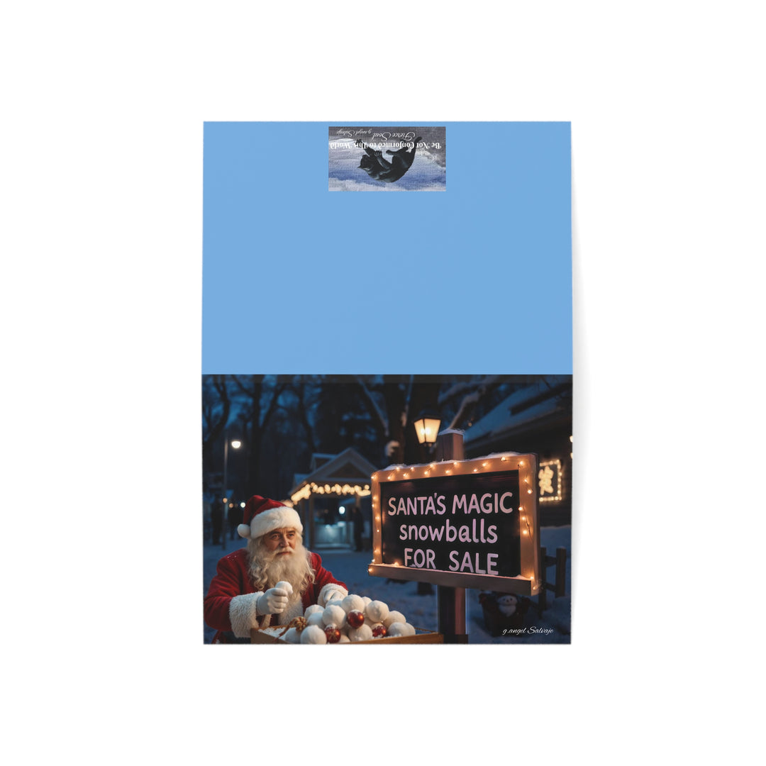 Christmas Magic Greeting Cards horizontal