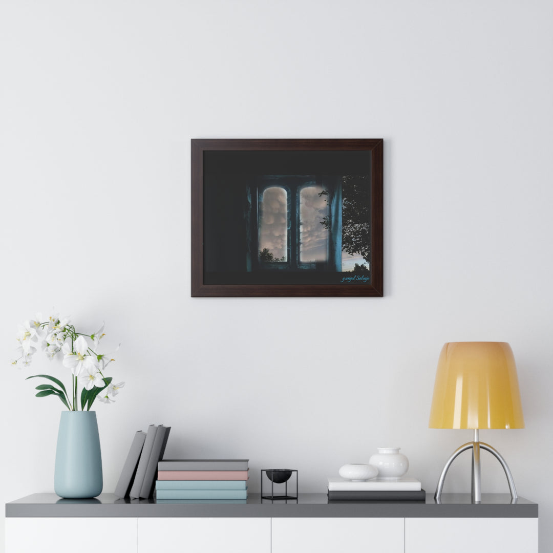 Walk into the Sky Framed Horizontal Poster