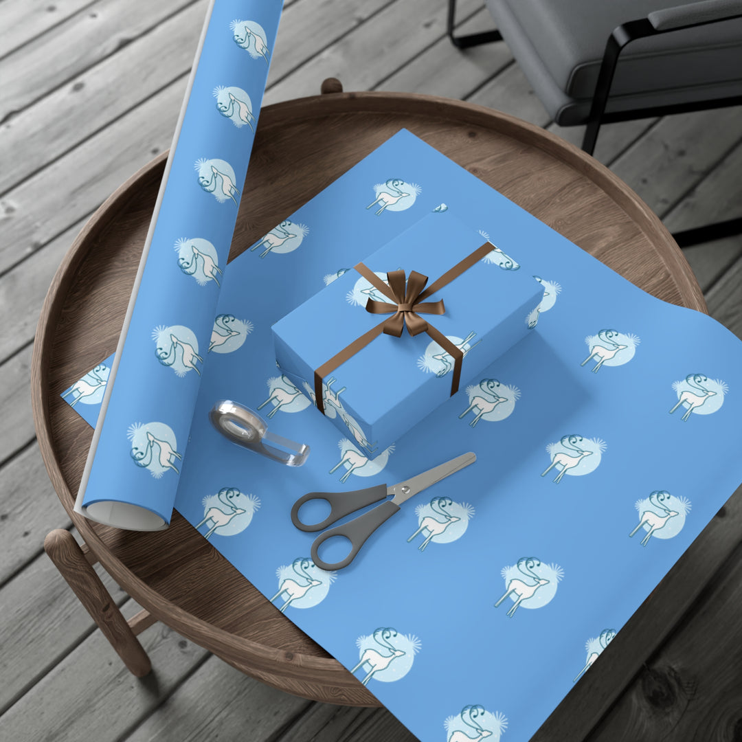 Reindeer in the Snow Gift Wrap Papers