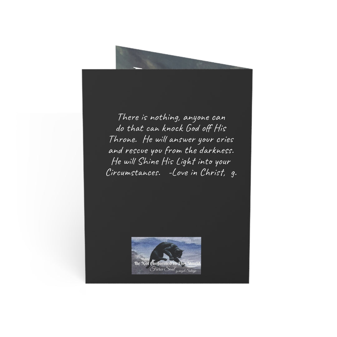 Encouragement Greeting Cards -  He Protects Us - Inspirational Set of 10, 30, or 50pcs