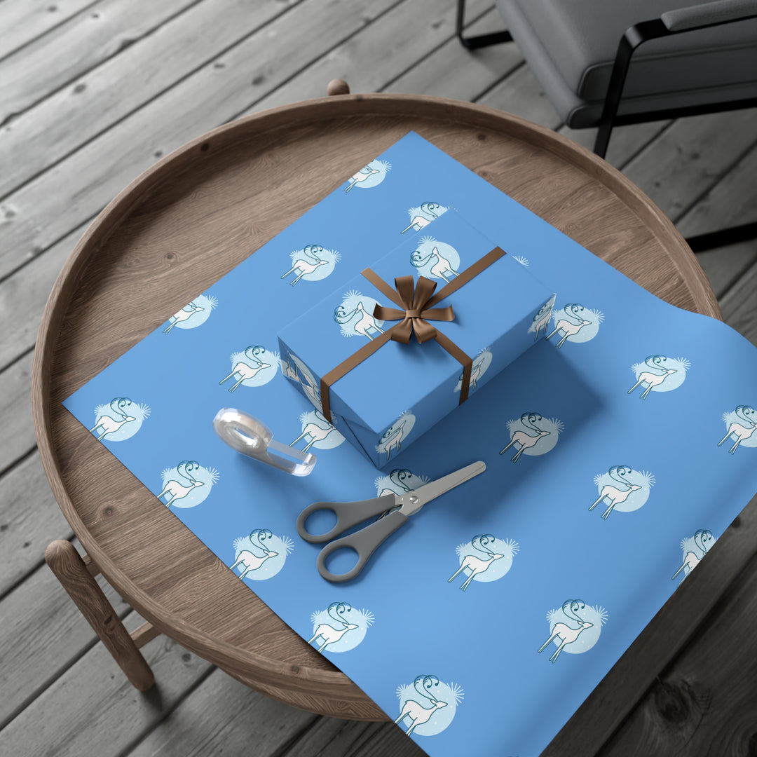 Reindeer in the Snow Gift Wrap Papers