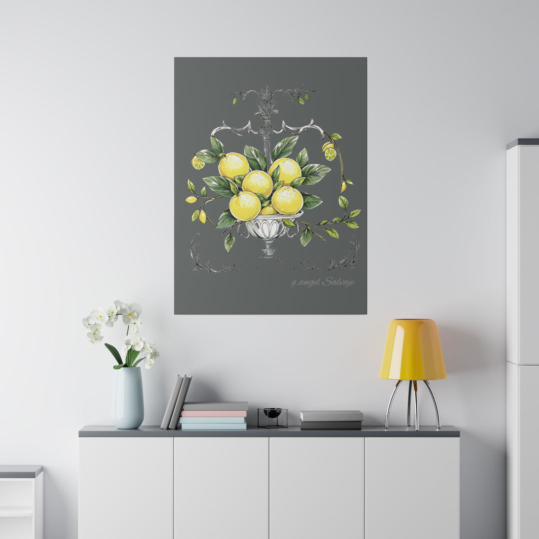Lemons Centerpiece Matte Canvas, Stretched, 0.75"