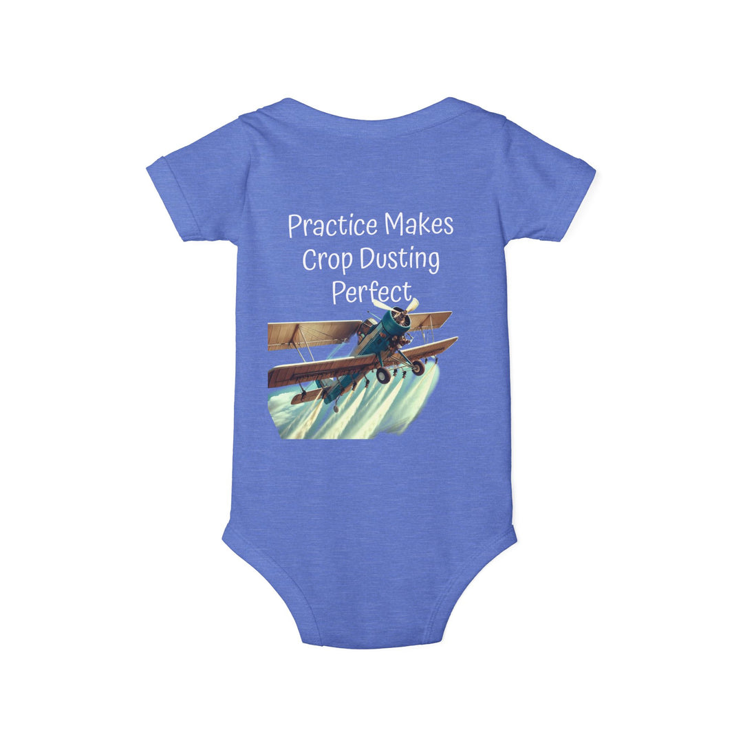 Onesie - Funny Baby Crop Duster Infant Jersey One Piece
