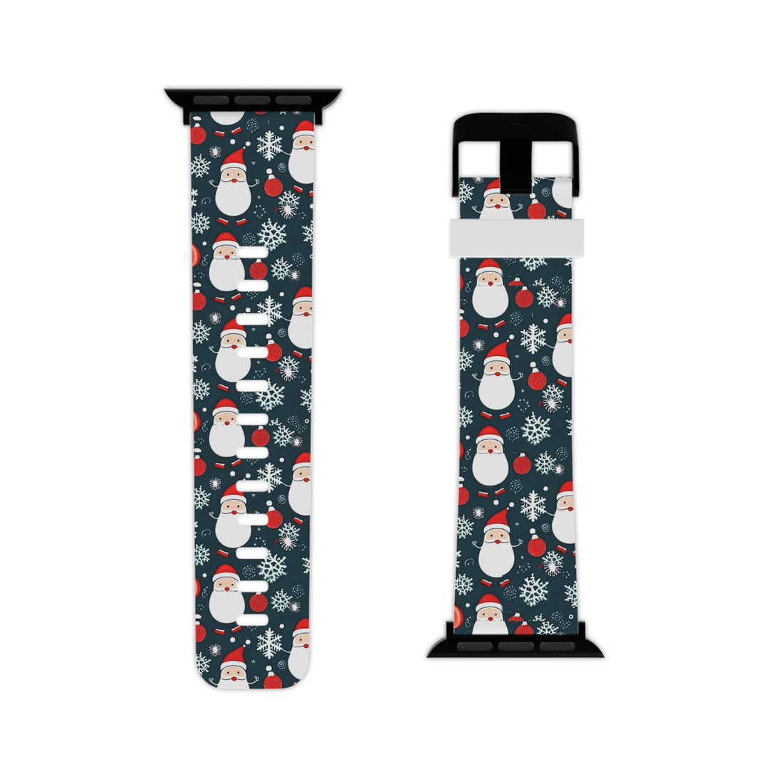Santa and snowflakes Watch Band for Apple Watch