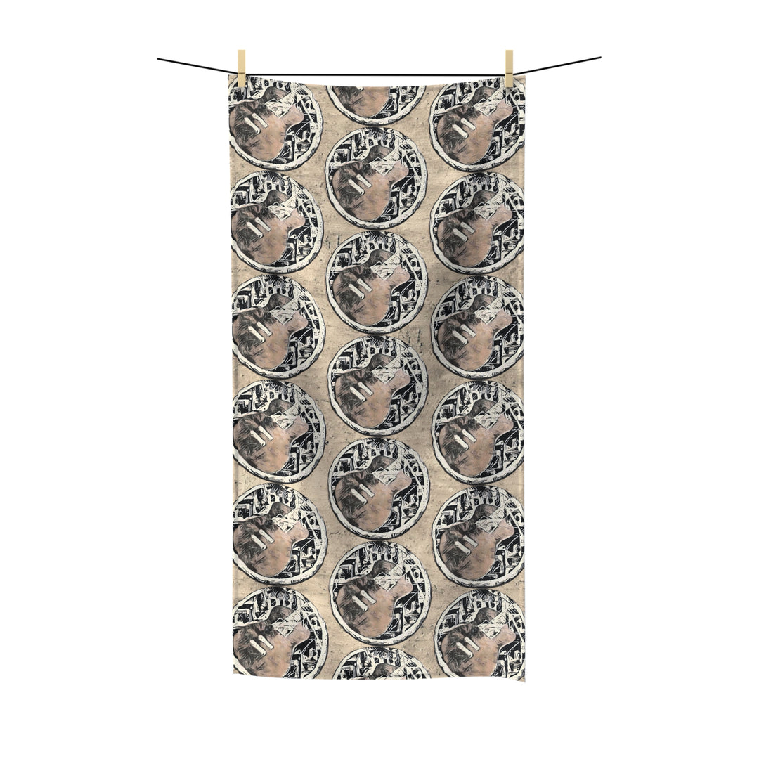 A Little Sketchy Nashville Guitar Polycotton Towel