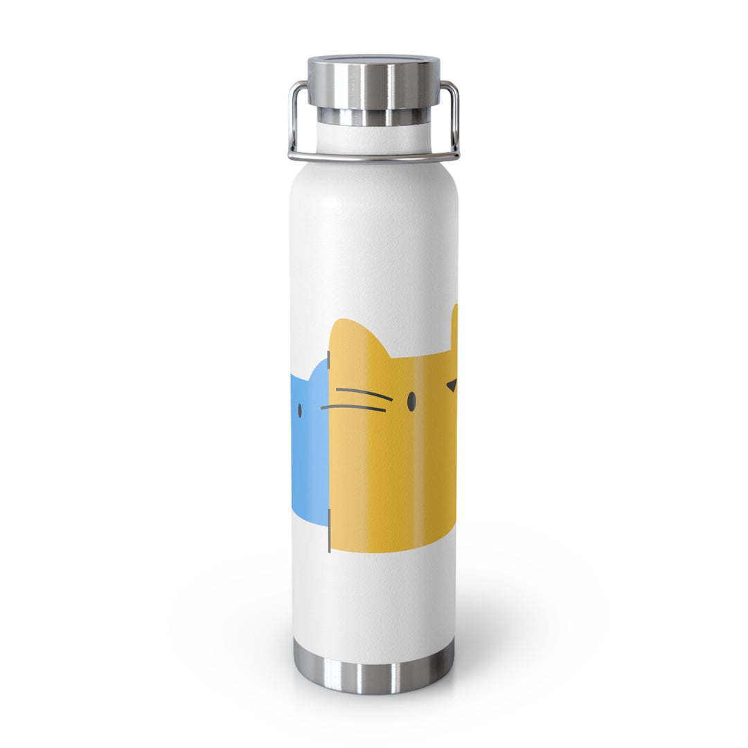 Spy Cats Copper Vacuum Insulated Bottle, 22oz