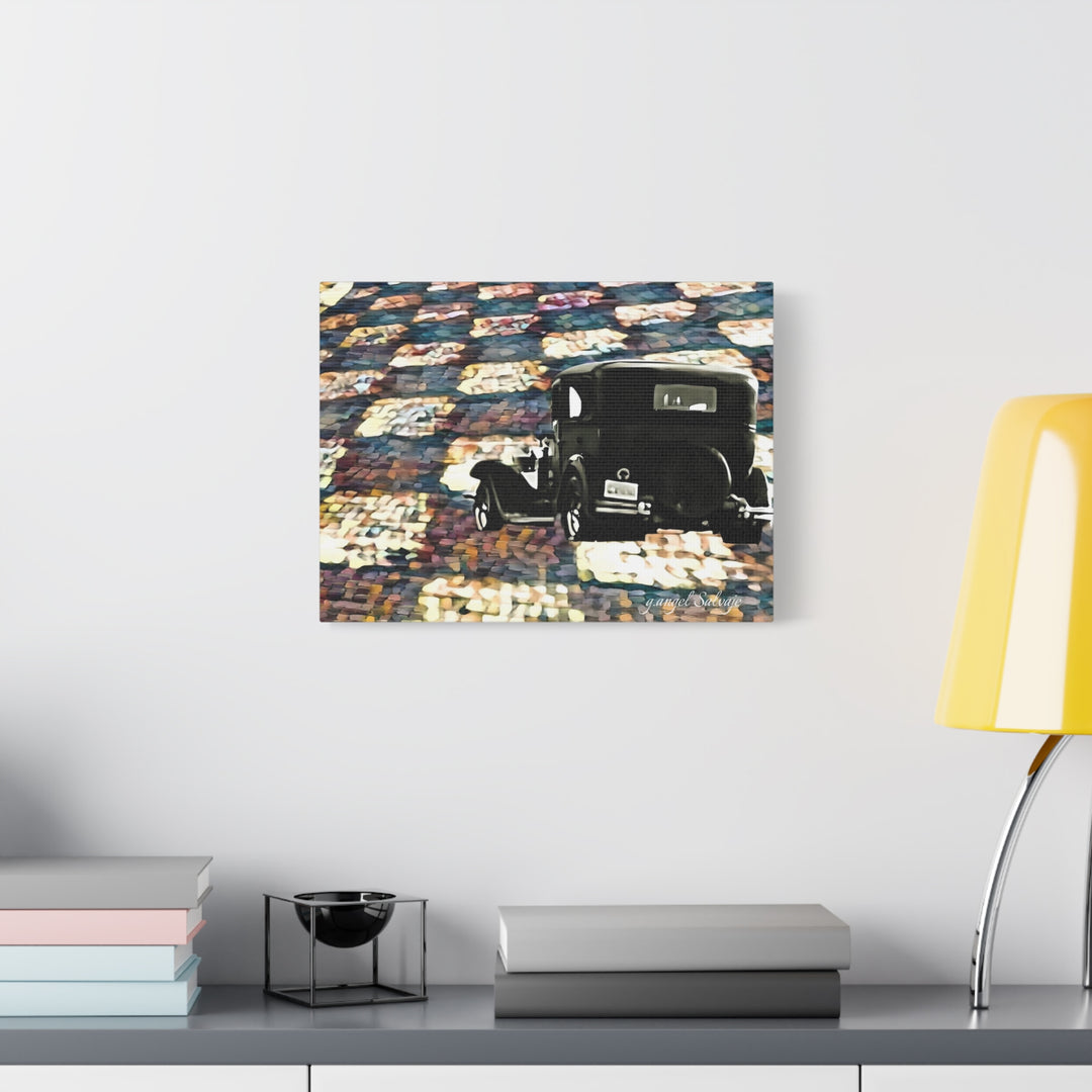 Checkered Past ,Matte Canvas, Stretched, 1.25"