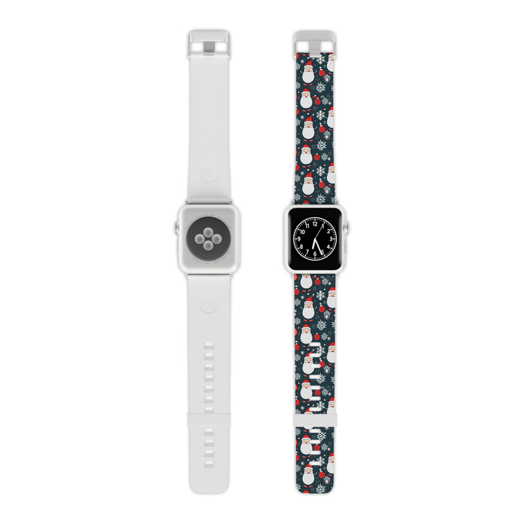 Santa and snowflakes Watch Band for Apple Watch
