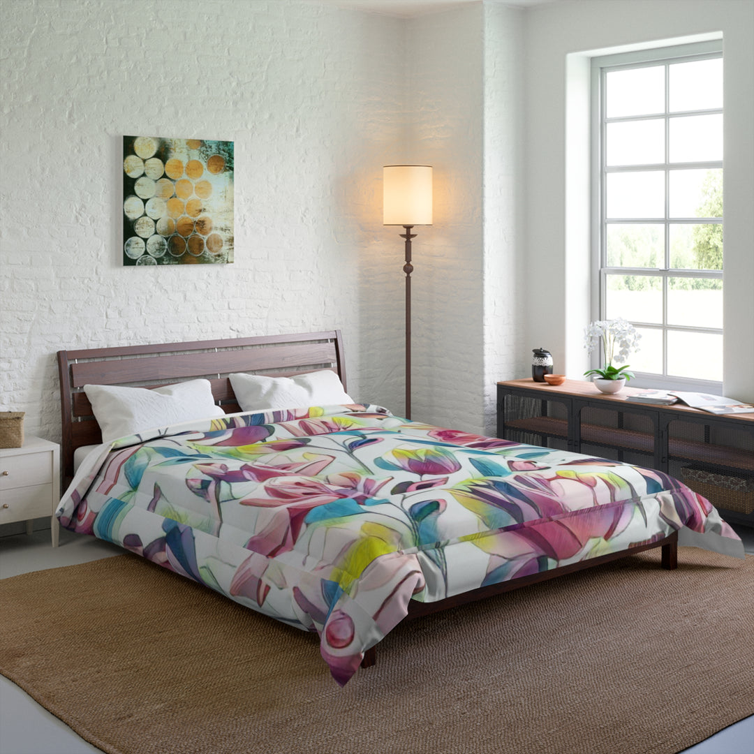 Colorful Roses Comforter