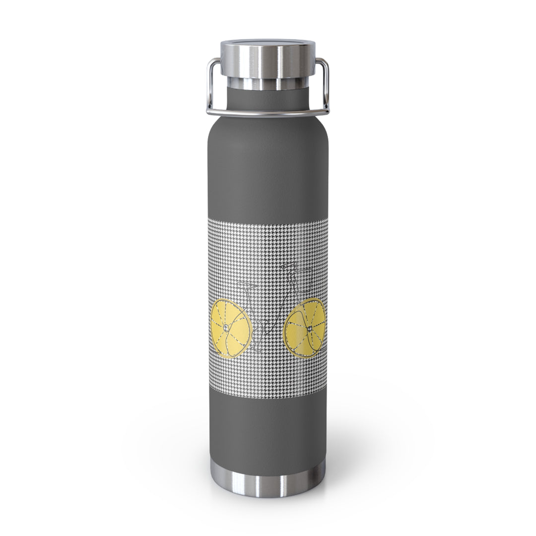 Lemon Keep'uh Pushin'  Copper Vacuum Insulated Bottle, 22oz